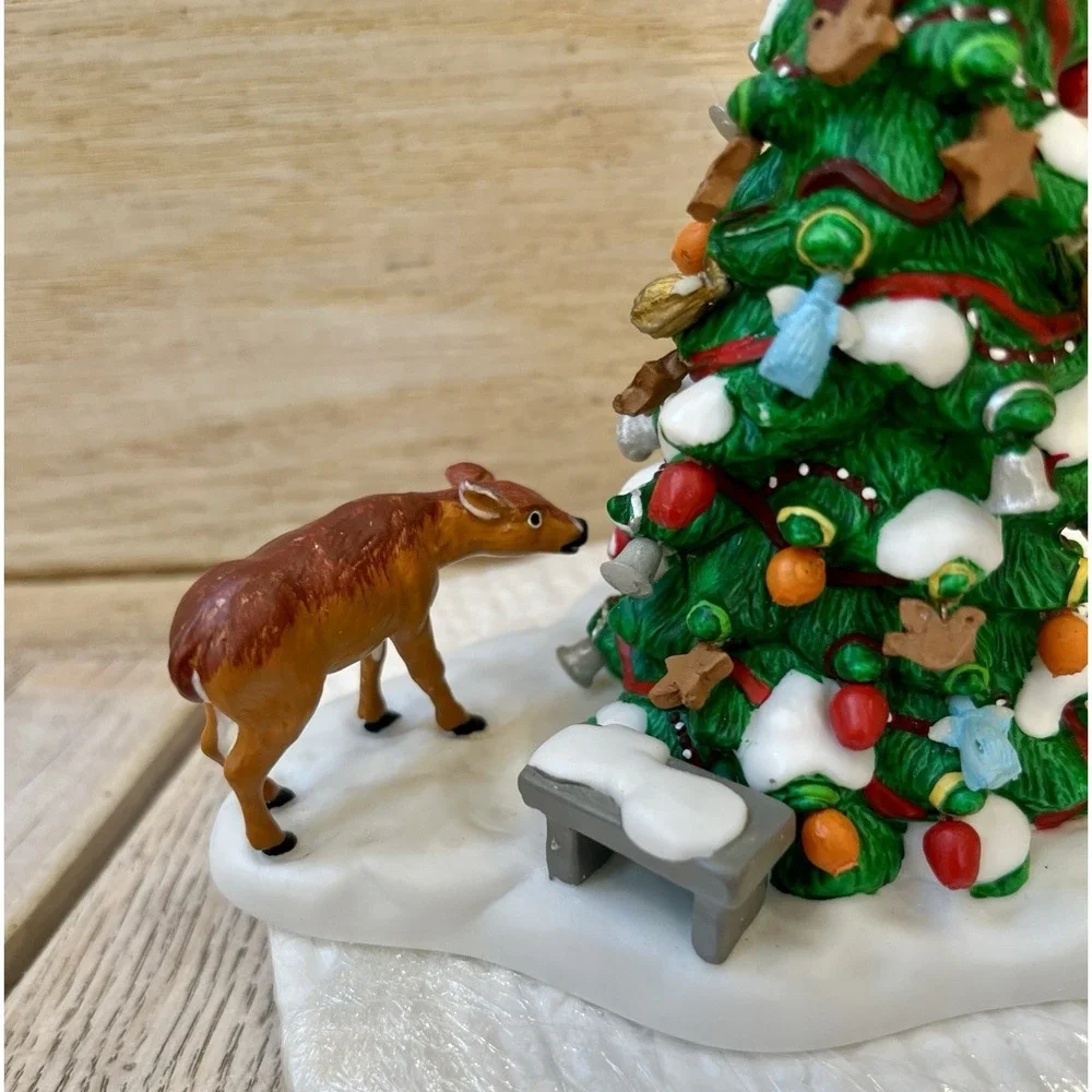 Vtg Dept. 56 New England Village New England Town Tree Nativity #56695 2008